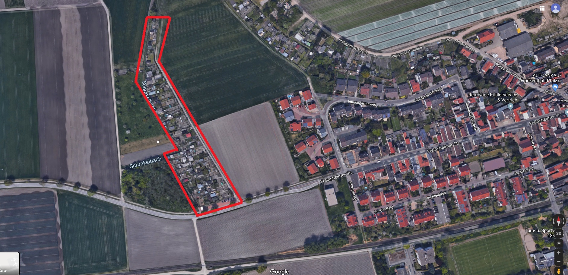 Stadtverband der Kleingärtner Frankenthal Lehmkaut Gärten